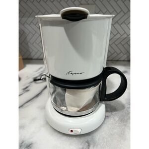 Capresso Coffee Break 402 4-Cup Coffee Maker White 120V 750W Compact Drip Brewer